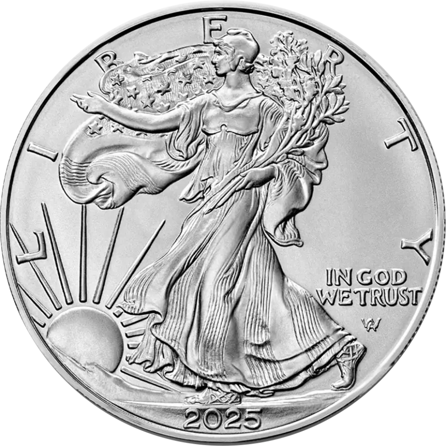 1 oz Amerykański Orzeł Srebrna Moneta | 2025
