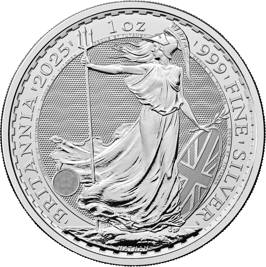 1 oz Britannia Srebrna Moneta | Mieszane Roczniki