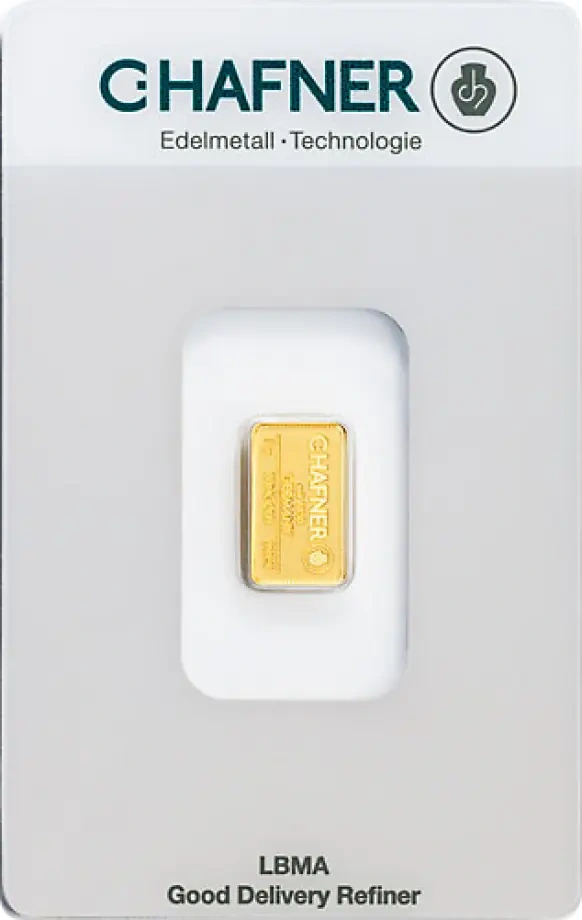 2g Złota Sztabka | C.Hafner