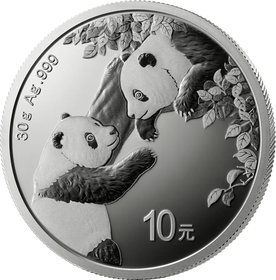 30g Chińska Panda Srebrna Moneta | 2023