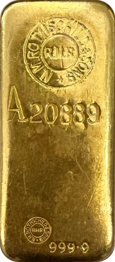 500g Złota Sztabka | Rothschild | Odlewana